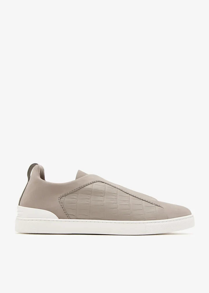 Croc Leather Triple Stitch SecondSkin