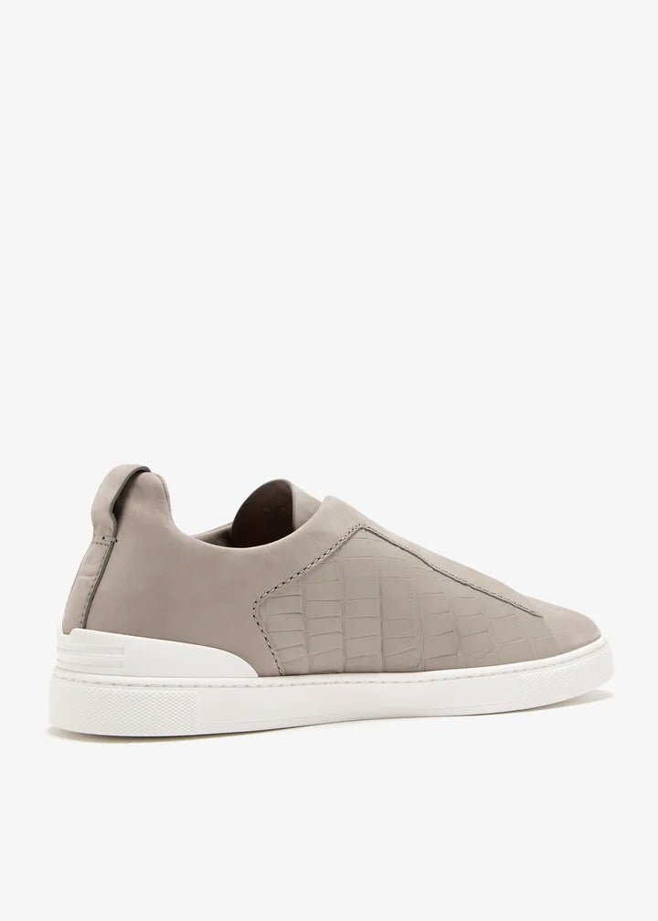 Croc Leather Triple Stitch SecondSkin