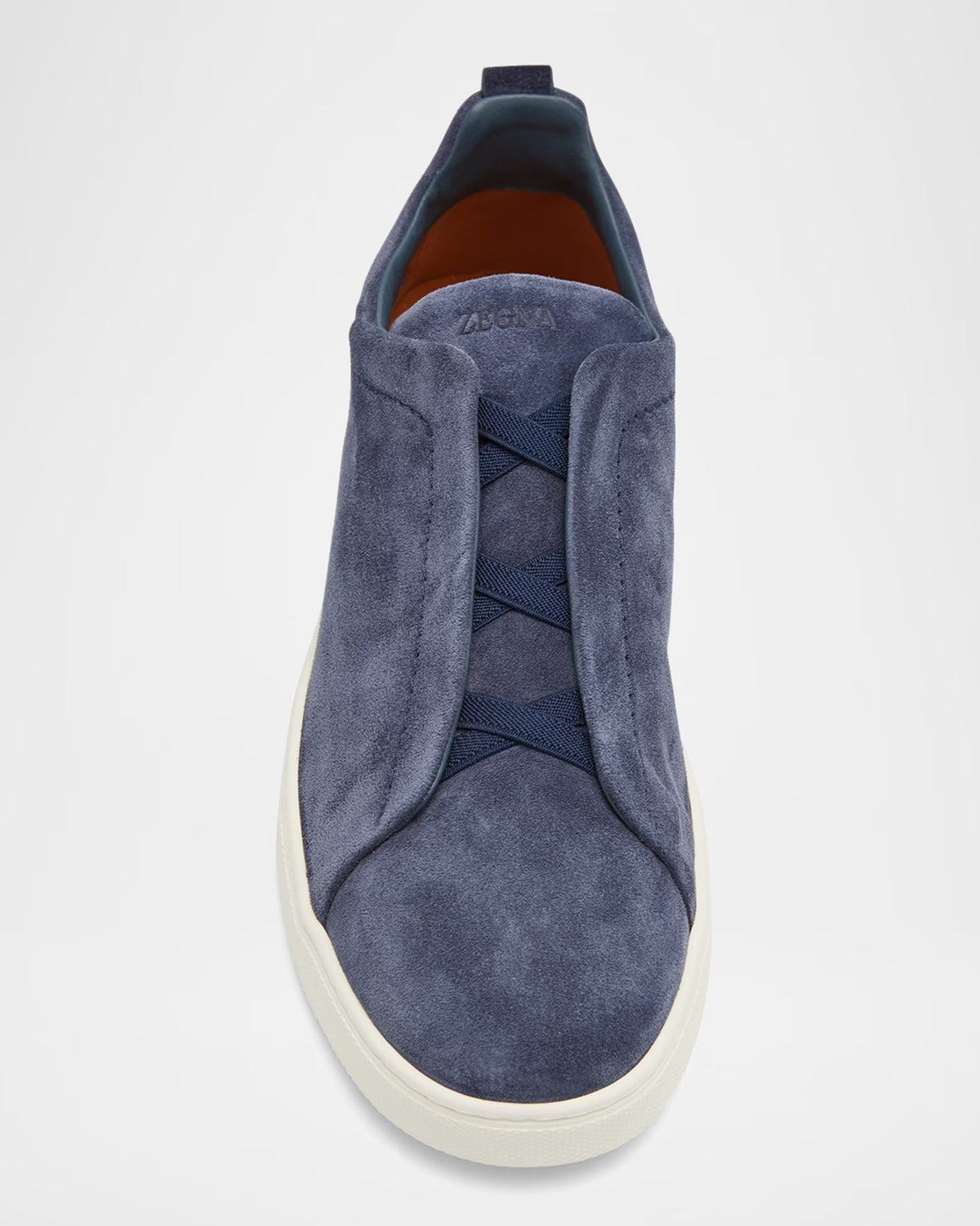 Suede Triple Stitch Slip-On Sneakers