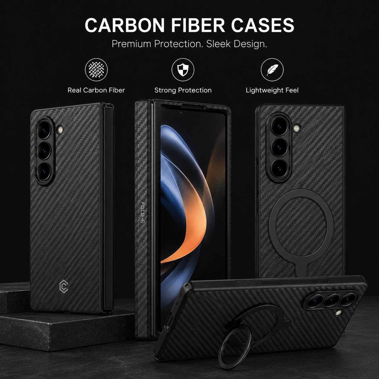 Carbon Fiber Cases