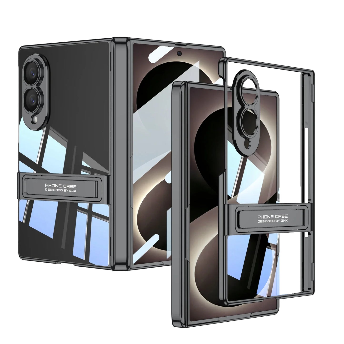 Crystal Clear Kickstand Case for Galaxy Z Fold 8