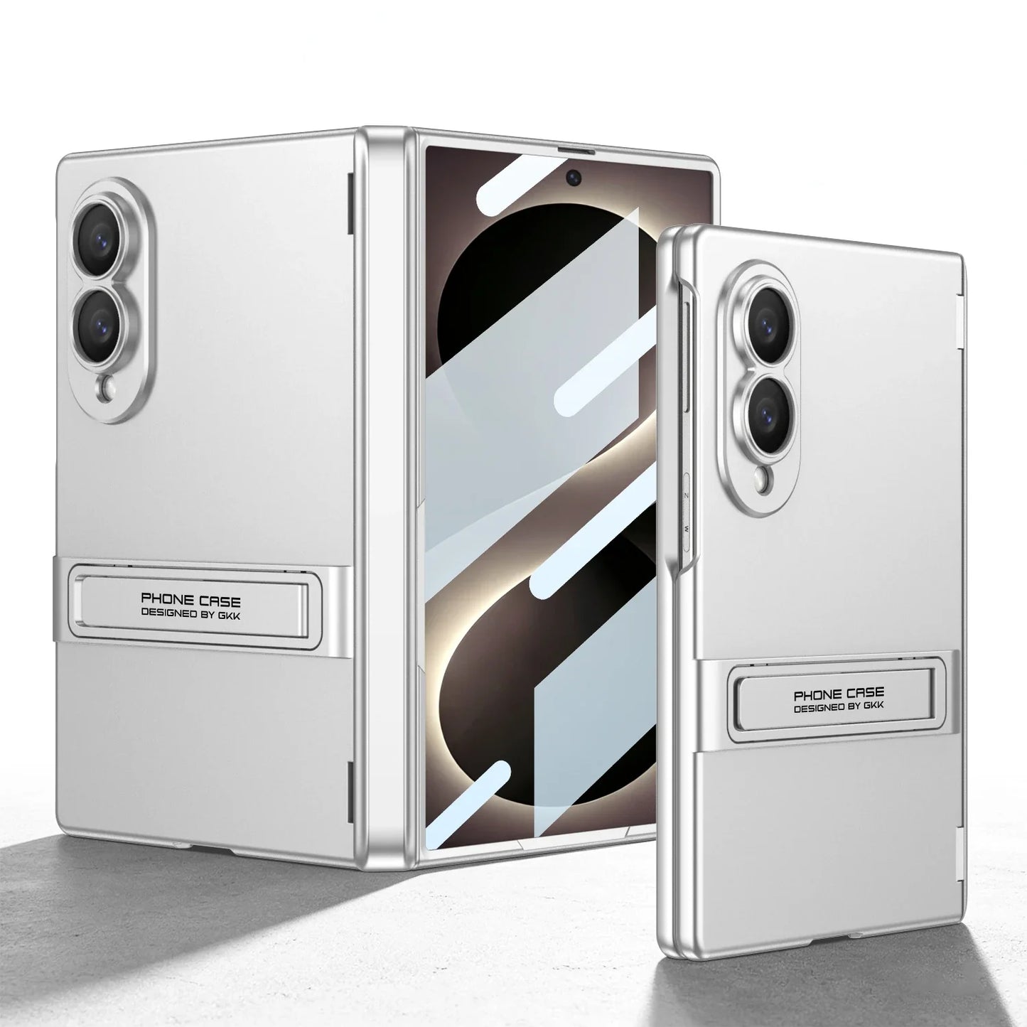 Luxury Slim Matte Invisible Stand Case For Galaxy Z Fold 8 Series