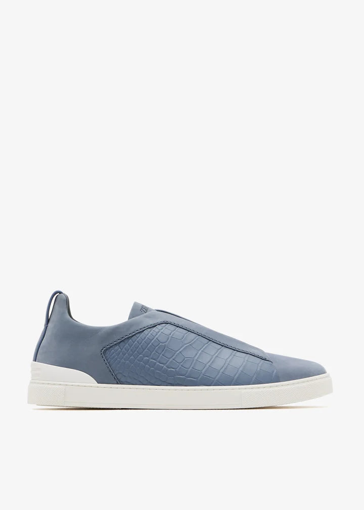Croc Leather Triple Stitch SecondSkin