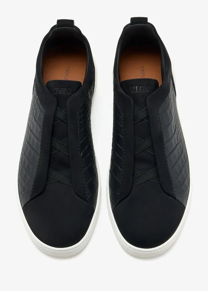 Croc Leather Triple Stitch SecondSkin