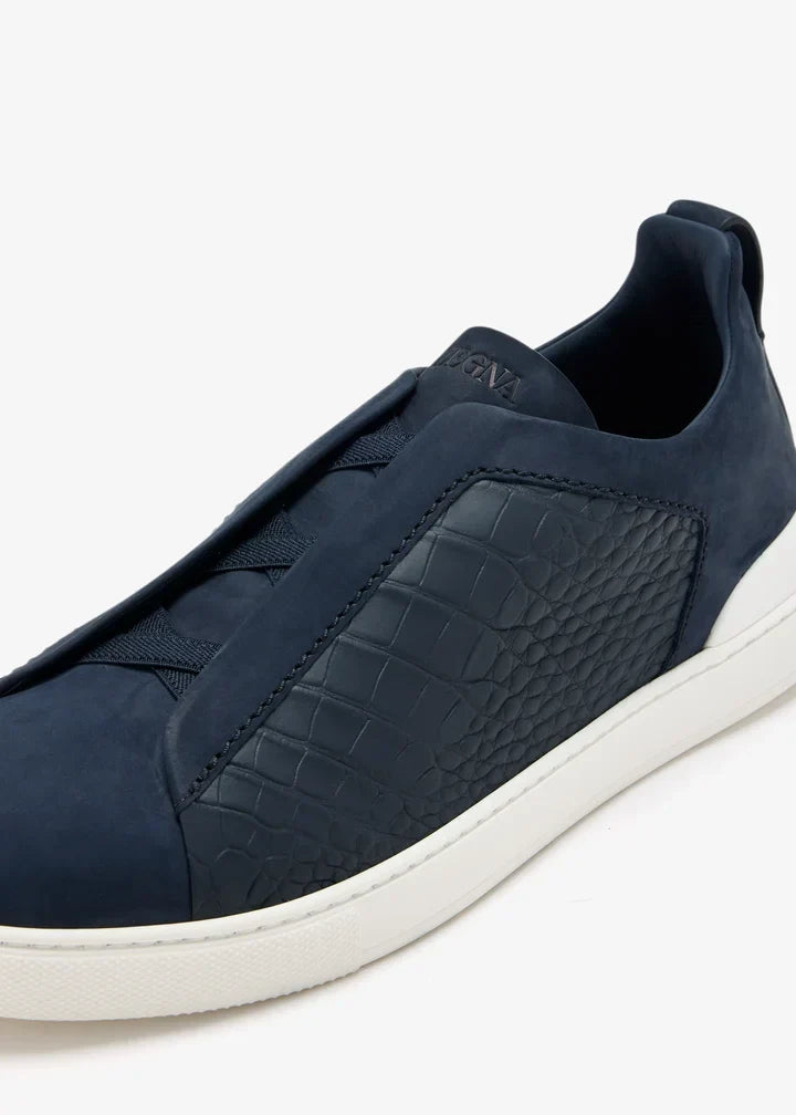 Croc Leather Triple Stitch SecondSkin