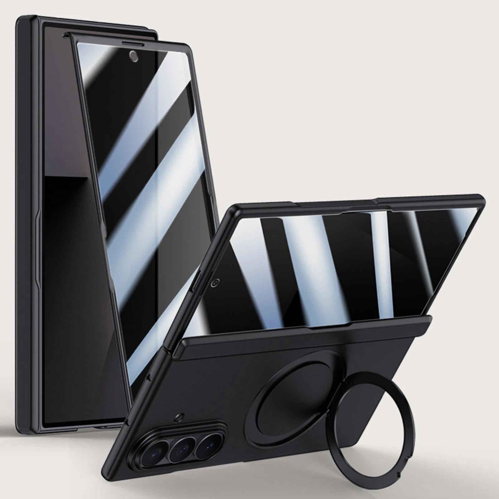 Magnetic Ring Stand Shockproof Case